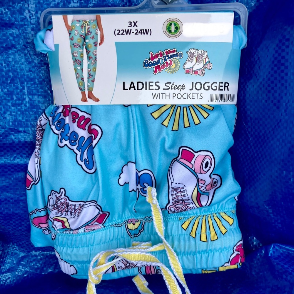 Ladies sleep jogger with pockets